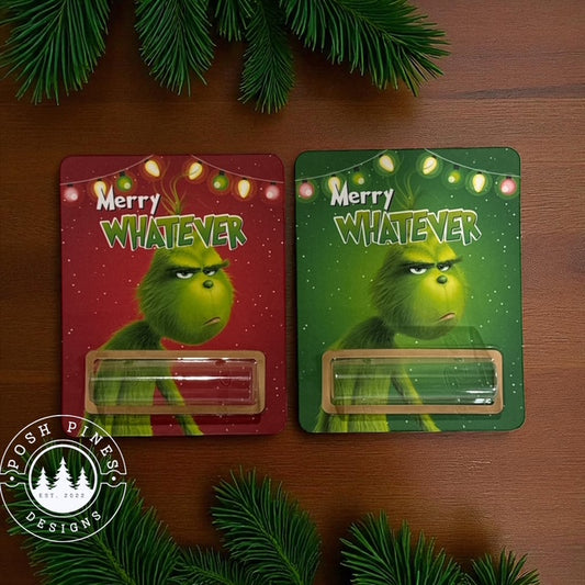 Grumpy Christmas money card