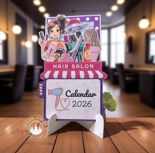 Hairdresser Desk Calendar