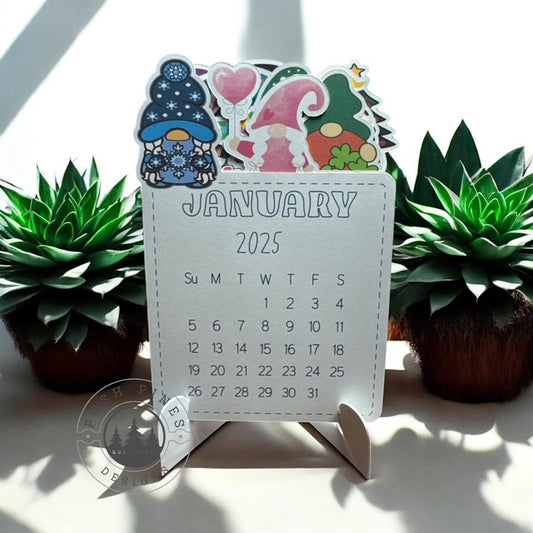 2025 Gnome Desktop Calendar