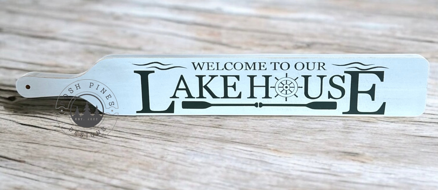 Welcome to our Lake House Paddle